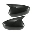 thumbnail image 1 of Pair Car Rear View Mirror Cover Cap Overlay Black Carbon Fiber Pattern for Mazda 3 Axela 2014-2019, 1 of 6