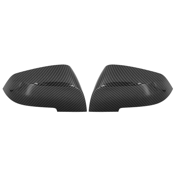 Pair Car Rear View Mirror Cover Housing Door Wing Mirror Cap 51167292745 Carbon Fiber Pattern for BMW F30 F32 2013-2018