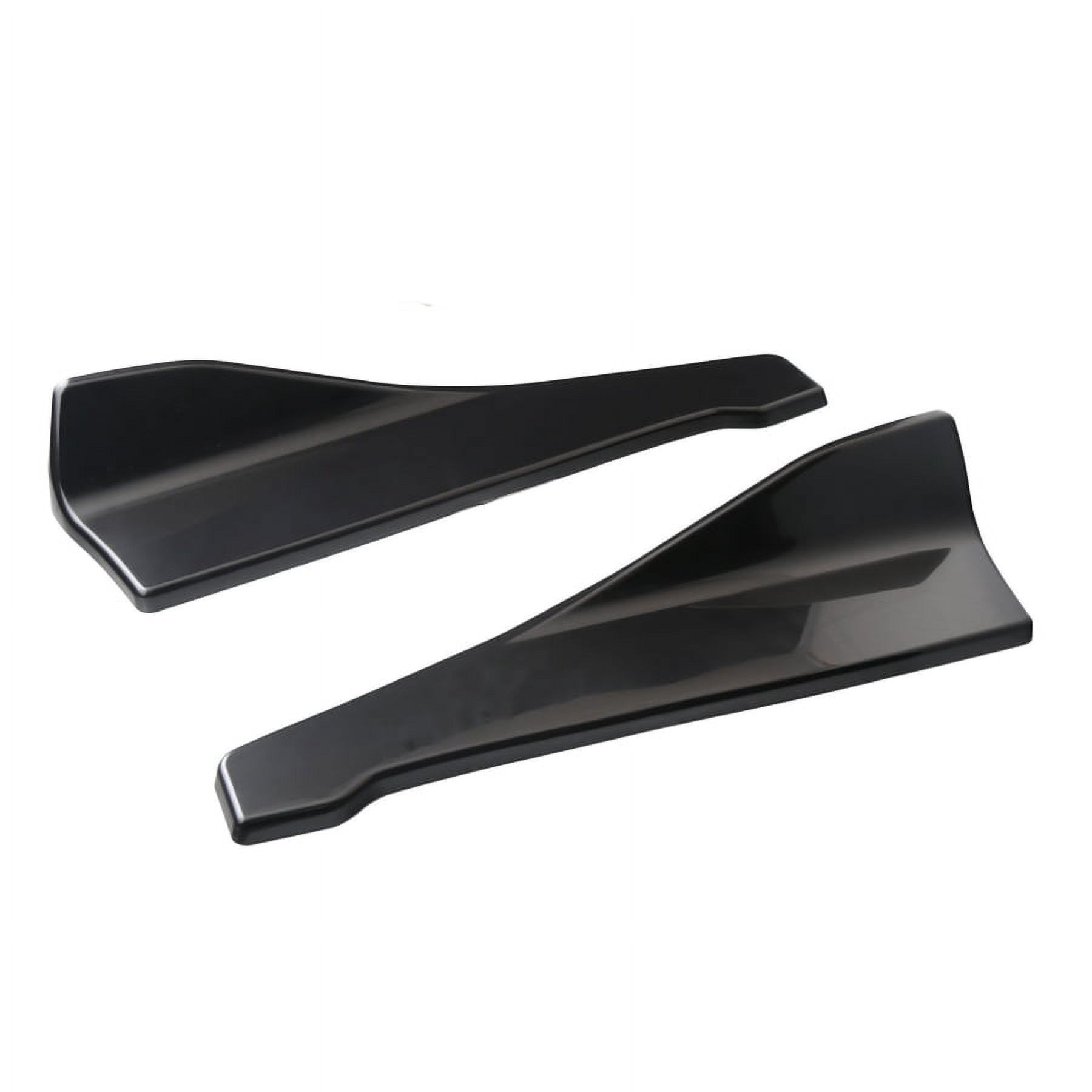 Car Winglets Rear Pair Car Side Skirt Extension Splitters Winglet Diffuser Rear Lip Anti ...