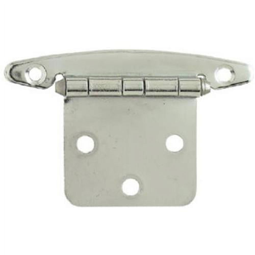 Pair Chrome FreeSwing Hinges With Screws & Door Bumpers H01010VCHRO2