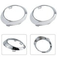 thumbnail image 1 of Pair Chrome L+R Bumper Fog Light Bezel Ring Cover for W251 R320, 1 of 7