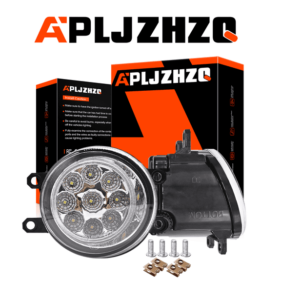 Pair Clear LED Fog Light Fit for Toyota 4Runner 2010-2014 Bumper Driving Lamps