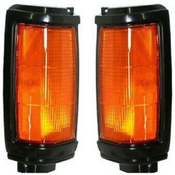 Pair Corner Lights Lamps Set of 2 Left-and-Right for Ram Van 50 Pickup LH & RH
