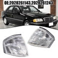 thumbnail image 1 of Pair Corner Lights Turn Signal Lamps for Mercedes-Benz C Class W202 1994-2000, 1 of 8