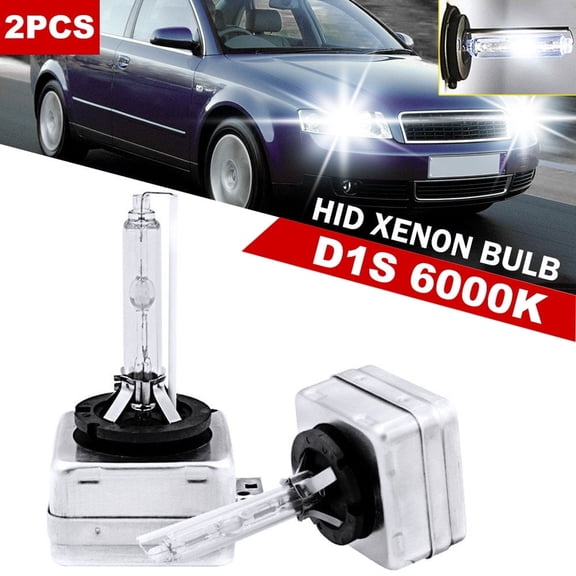 Pair D1S Bulbs For Cadillac STS 2005-2011 D1C/D1R/D1S HID Headlight Low Beam Replacement Bulbs 6000K Bright White