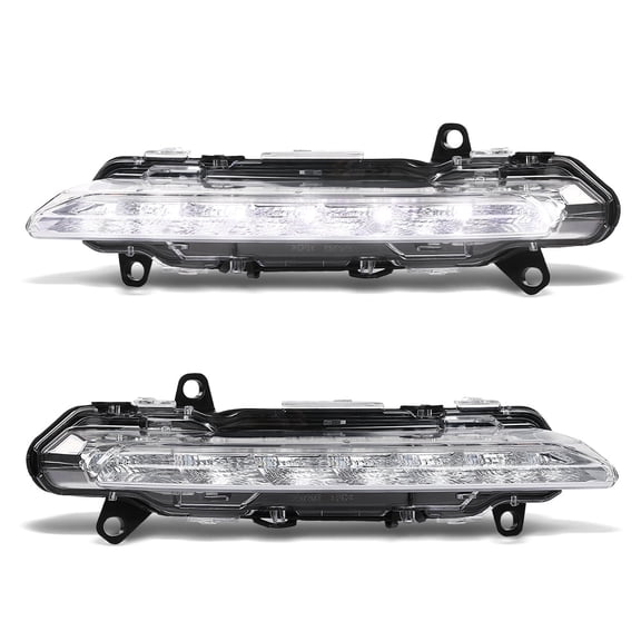 Pair DRL LED Daytime Running Fog Light Lamp Fit For Mercedes Benz S350 S550 AMG