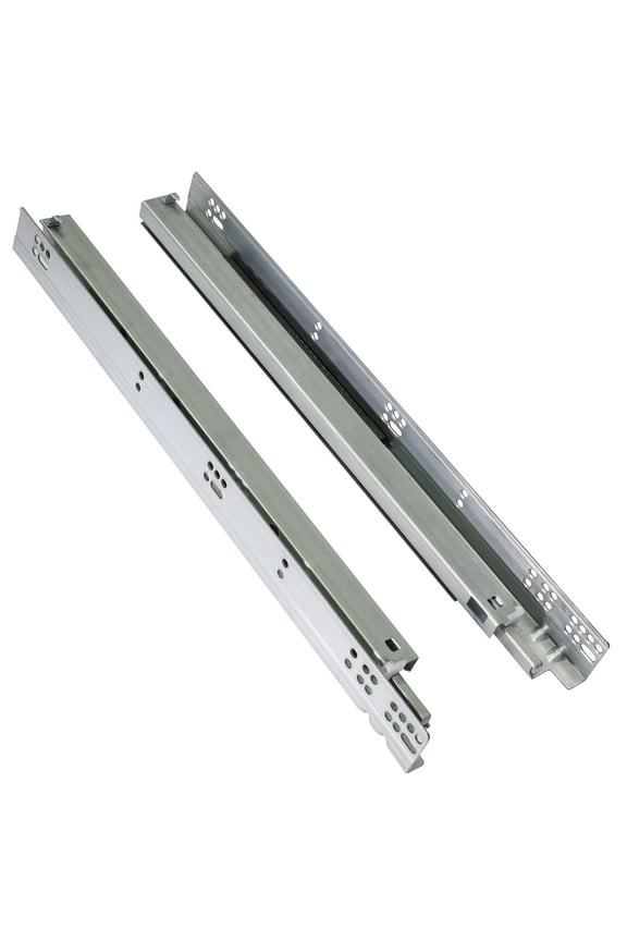 Pair of DTC 21" (533.5mm) Undermount Soft-Close Drawer Slides for 5/8(16mm) Thick Drawer Boxes, Silent Undermount Drawer Glides, Full Extension, Zinc Plated