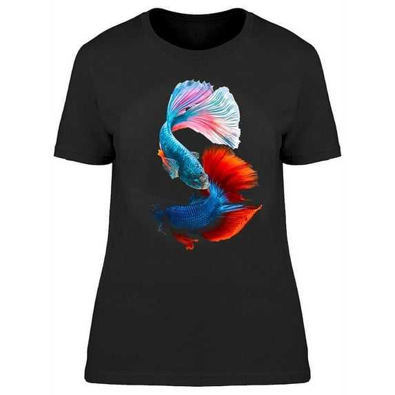 Pair Differently Colored Betta T-Shirt Women -Image by Shutterstock, Female x-Large