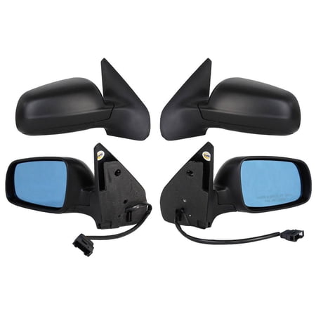 Pair Door Mirror Fits Volkswagen Jetta Gen4 2001 Power Heat 1J1 857 508 K 01C