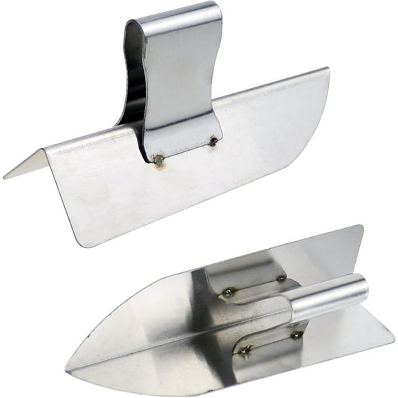 A Pair Drywall Corner Tool Inner Outer Wall Corner Trowel Plastering Tool Perfect 90 Degree Right Angle when Mudding Drywall Plastering Around the Groove