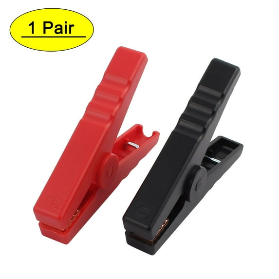 Pair Alligator Clamps Booster Battery Clips for Car Jump Starter