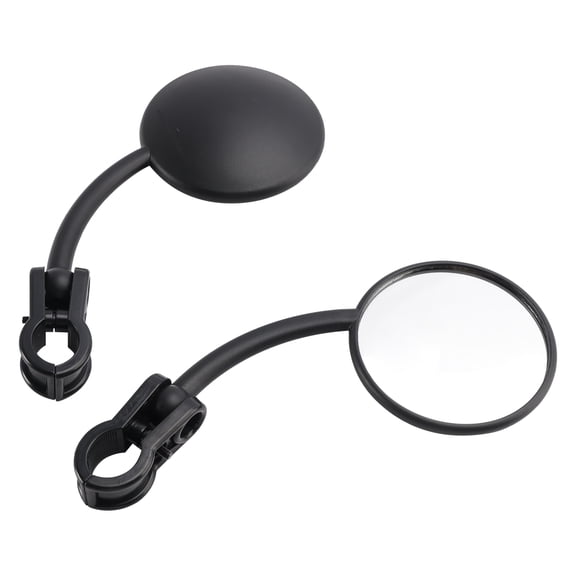 Pair Enduro Folding Mirrors Clamp On Fits Dual Sport Motorcycle ATV Dirt Bike