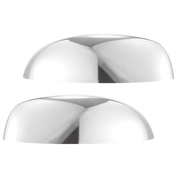 Pair Exterior Rear View Mirror Housing Chrome Mirror Cover Cap for Chevrolet Silverado