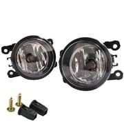 Pair Fits For Nissan Pathfinder Frontier Xterra Clear Bumper Fog Light Lamps