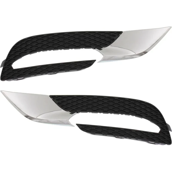 Pair Fog Light Cover Trim For 2013-2017 Buick Enclave Driver & Passenger Side