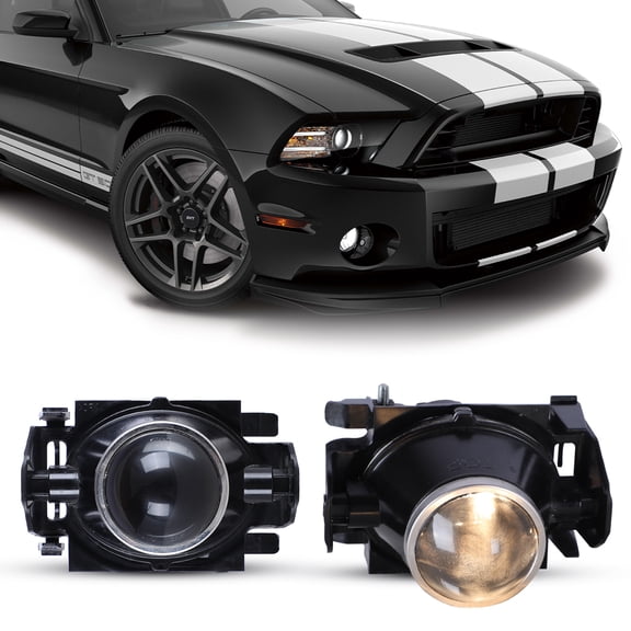 Pair Fog Light Lamps For 2011-2014 Ford Mustang/FORD EDGE 2007-2010/FORD FLEX 2009-2019/FORD FUSION 2006-2012/LINCOLN MKT 2010-2019 Left+Right