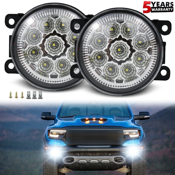 Pair Fog Lights Fit For 2007-2014 Chevy Tahoe Avalanche Suburban GMC With Bulbs