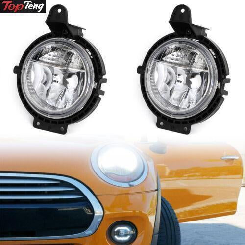 Pair Fog Lights Front Left and Right For Mini R55 R56 R57 R58 Cooper 2007-15