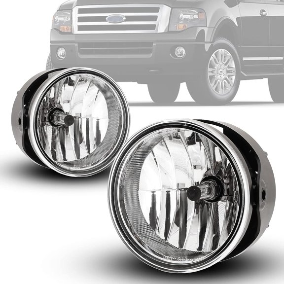 Pair Fog Lights for 2007-2014 Ford Expedition/2008-2011 Ford Ranger Driving Lamp