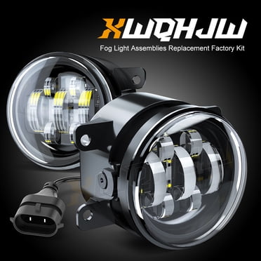 Pair Front Fog Lights For 2011-2015 Ford Explorer - Clear Lens, Halogen, H11 Bulbs, DOT/SAE