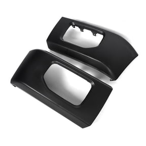 Pair For 2015-2017 Ford F-150 F150 Primed Black Front Bumper Face Bar End Cover