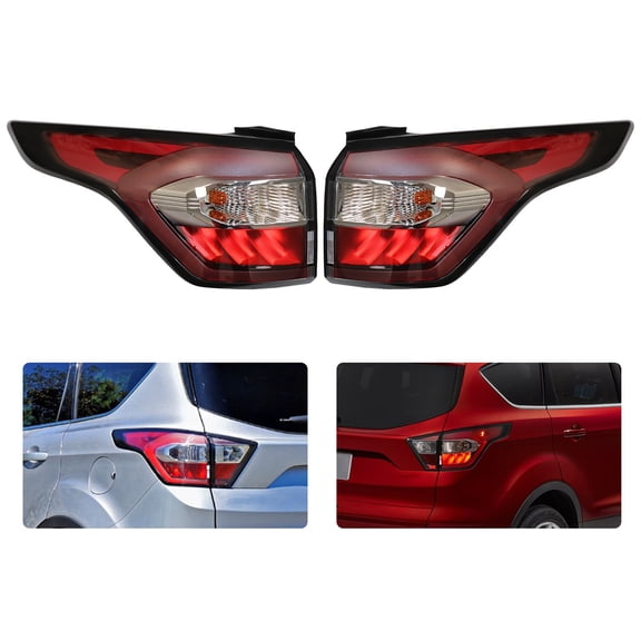Pair For Ford Escape 2017 2018 2019 Outer Side Taillights Rear Brake Lamps LH+RH