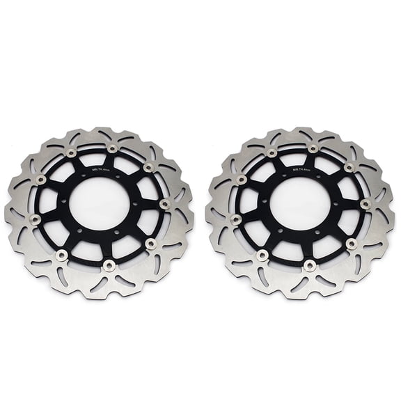 Pair Front Brake Discs Rotors For SUZUKI GSXR 1000 / ABS 2017-2022 GSX-R 1000 R / ABS 17-22 2018 2019 2020 2021