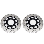 Pair Front Brake Discs Rotors For SUZUKI GSXR 1000 / ABS 2017-2022 GSX-R 1000 R / ABS 17-22 2018 2019 2020 2021