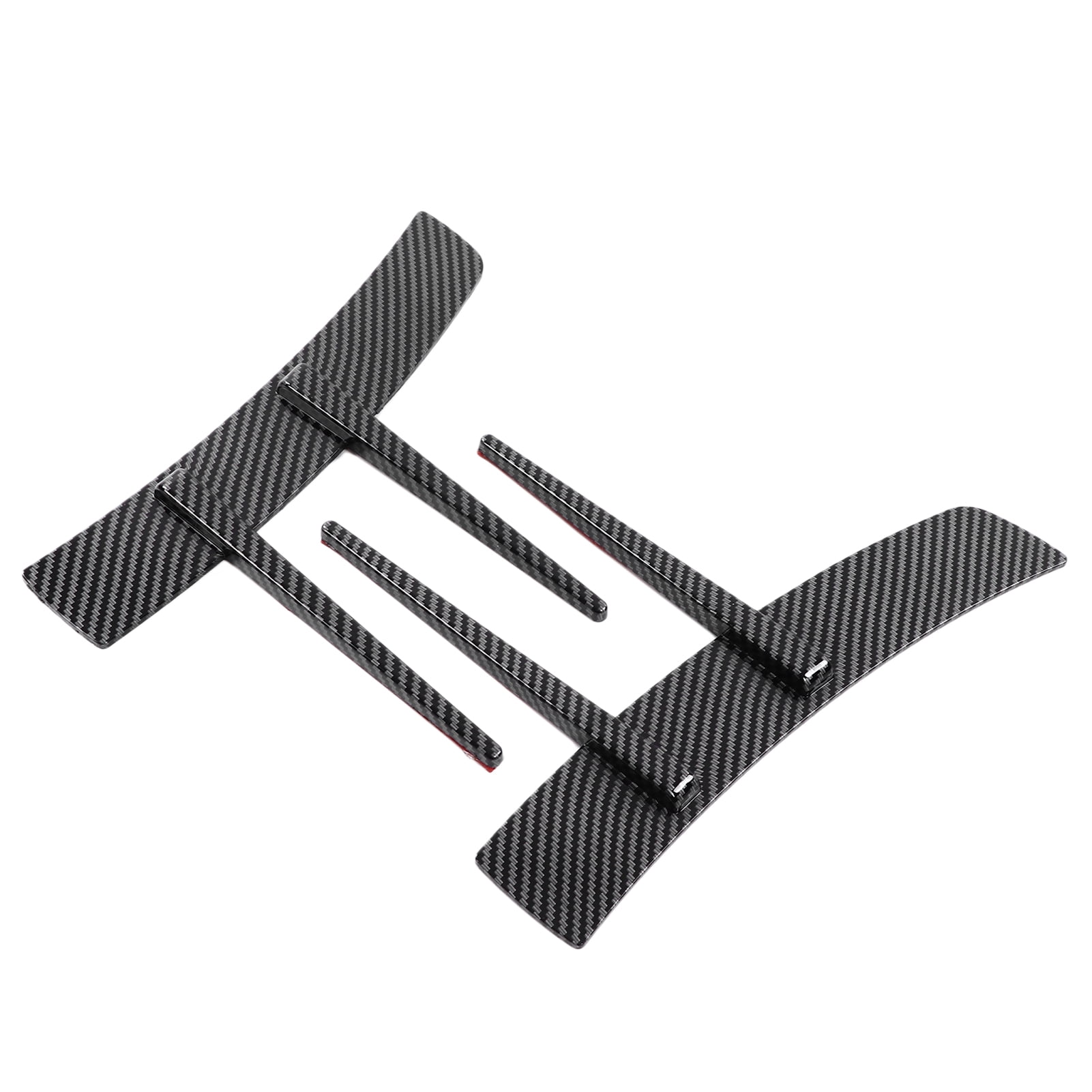 Front Spoiler Tag Pair Front Bumper Flanking Spoiler Carbon Fiber Style Self Adhesive ...