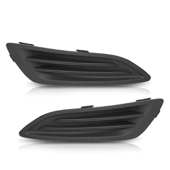 Pair Front Bumper Fog Light Lamp Cover Fit For 2014-19 Ford Fiesta Left & Right