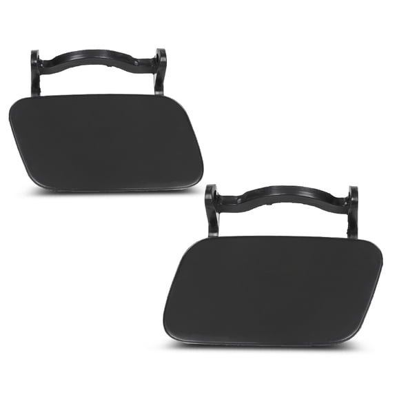 Pair Front Bumper Headlight Washer Cap Cover Left & Right Fit For Audi A4 2008-2012