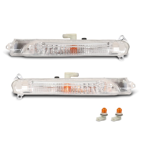 Pair Front Bumper LH+RH Side Turn Signal Fit For Porsche Cayenne 2008-2010