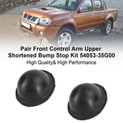 Pair Front Control Arm Upper Shortened Bump Stop Kit For Navara D22 4WD&RWD