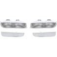 thumbnail interactive-video image 1 of Front Corner & Bumper Lights For Chevy S10 & Blazer (1982-1994) - Clear Lens, 4-Piece Set With Bulbs, Left & Right Side 1 of 12