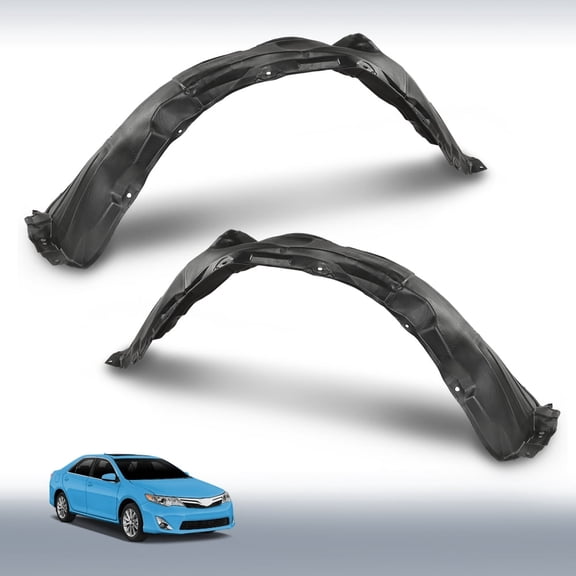 Pair Front Inner Fender Splash Shield Fit for 2012-2014 Toyota Camry