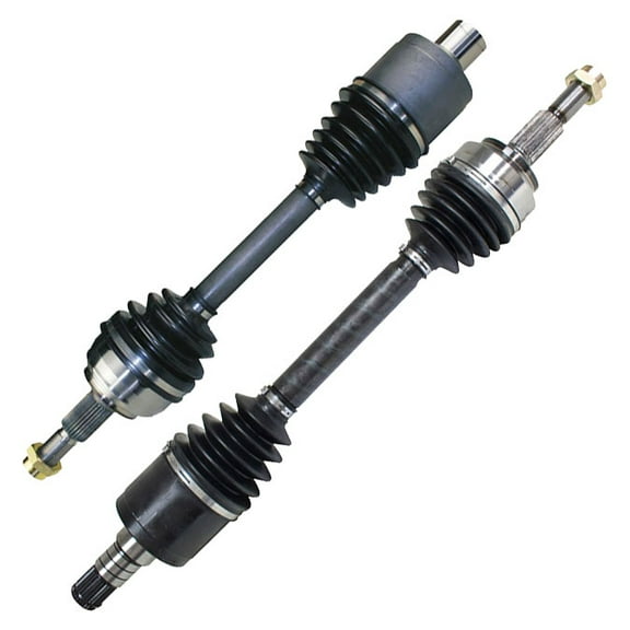 Pair Front Left Right CV Drive Axle For Jeep Grand Cherokee & Commander 2005 2006 2007 2008 2009 2010 w/ Front LSD - BuyAutoParts