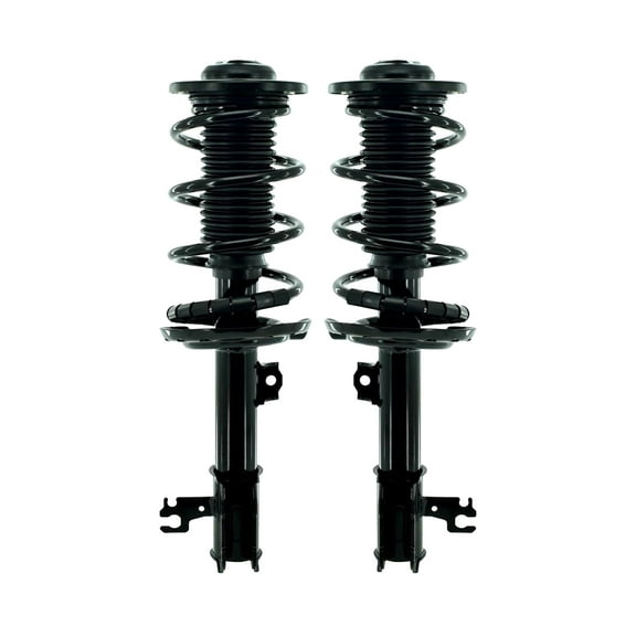 Pair Front Left-Right Quick Complete Strut - Coil Spring For 2004 2005 Saab 9-3