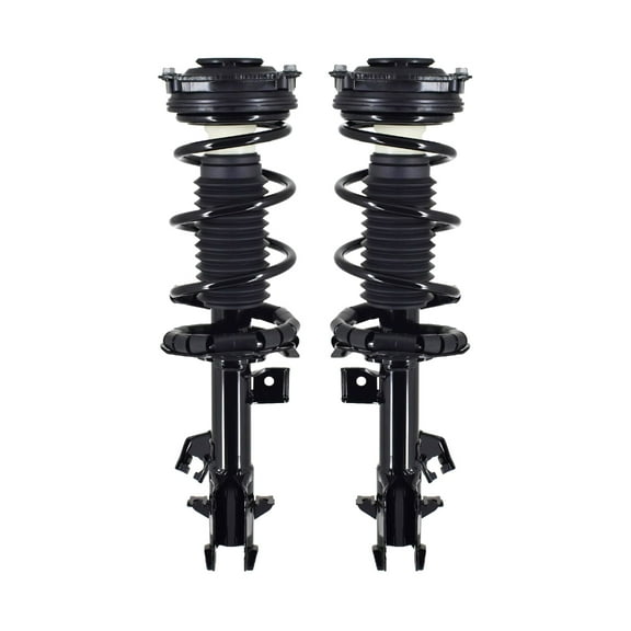 Pair Front Left-Right Quick Complete Strut - Coil Spring For 2007-2012 Nissan Versa