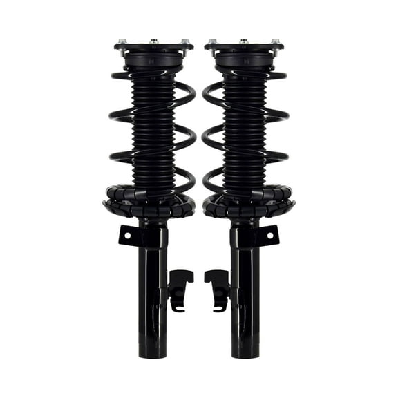 Pair Front Left-Right Quick Complete Strut-Coil Spring For 2007-2013 Volvo C30