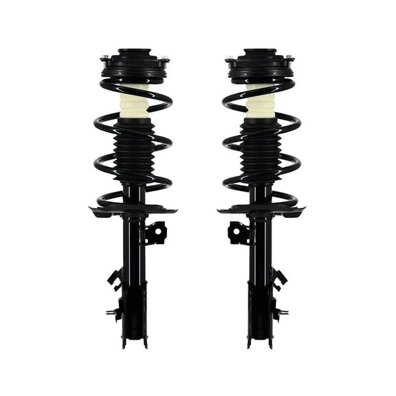 Pair Front Left-Right Quick Complete Strut - Coil Spring For 2008-2012 Nissan Rogue FWD
