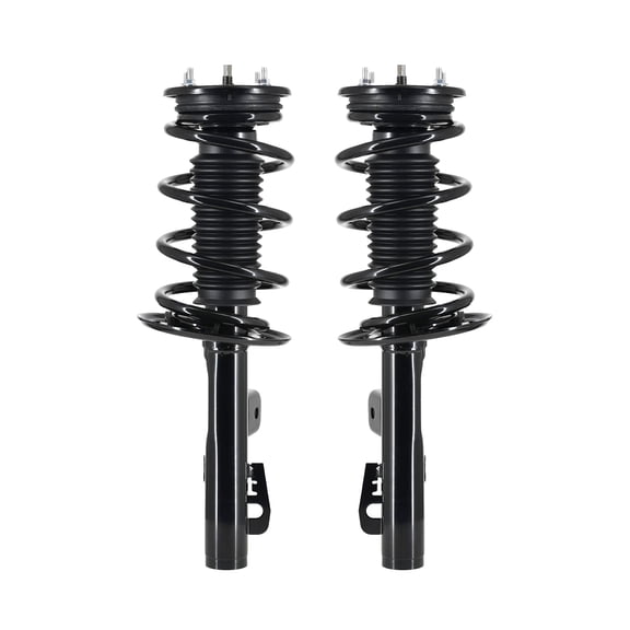 Pair Front Left-Right Quick Complete Strut - Coil Spring For 2010-2012 Ford Flex