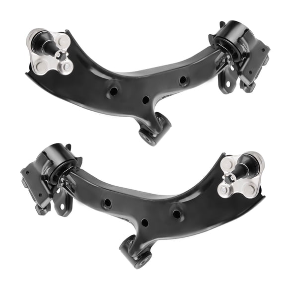 Pair of Front Lower Control Arms with Ball Joints and Bushings for 2007-2011 Honda CR-V, Left and Right Suspension Assembly, Replacement Part K620500 K620501