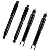 Pair Front+Pair Rear Struts for Chevy Silverado 1500 and for GMC Sierra 1500, OE 34677/34678, Steel Material, Complete Set, Shock Absorber
