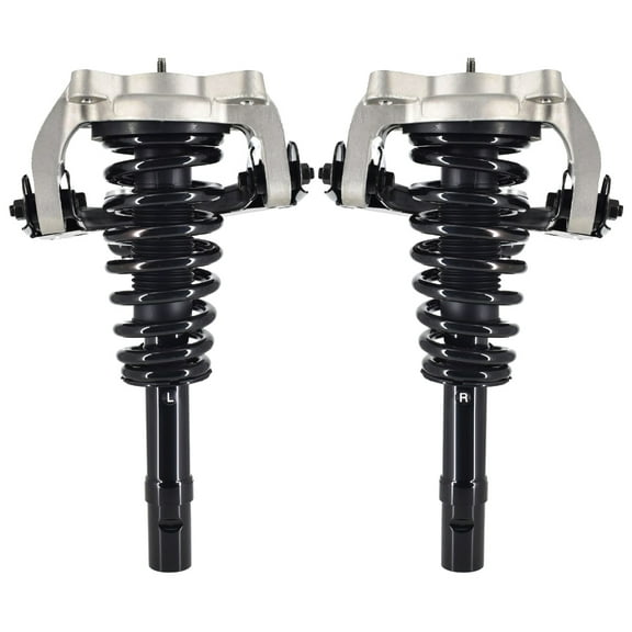 Pair Front Quick Complete Strut-Coil Spring For 1999-2000 Plymouth Breeze w/ Control Arm