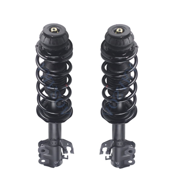 Pair Front Strut Coil Spring Assembly for 2012-2019 Nissan Versa and Versa Sedan, OE 1333584L/1333584R, Steel Material, Complete Set, Shock Absorber