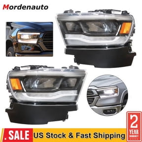 Pair Full LED Headlights Headlamps w/DRL for 2019 2020 2021 Dodge Ram 1500 L+R