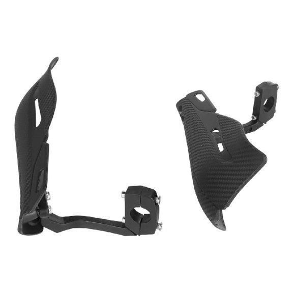 Pair General Fit Motorcycle Handlebar Protectors ABS Handguards Shell with Easy Installation for Riding