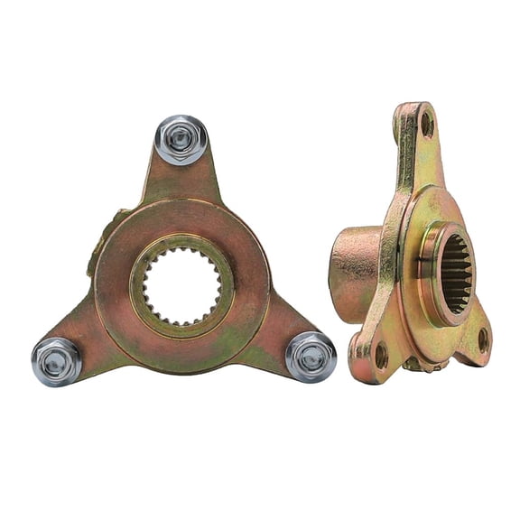 A Pair Go Kart Rear Wheel Hubs 3 Stud 78mm 23T Spline Wheel Rim Bearing Hubs for ATV UTV Drift Trike Golf Cart Quad Buggy Dune Moped 4 Wheeler Tricycle Taotao Lawn Mower 110cc 125cc 150cc 250cc