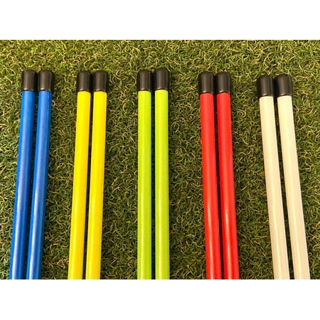 (Pair) Golf Alignment Stick Swing Training Aid