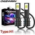 thumbnail image 1 of Pair H1 6000K LED Headlight Bulbs H1 High Beam white Kit For BMW X5 2005-2006, 1 of 10